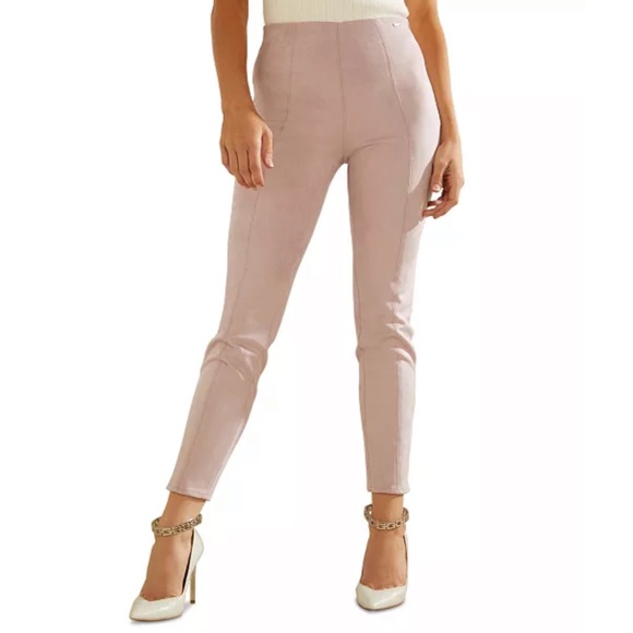 GUESS Maya Faux-Suede Leggings - Picture 1 of 4